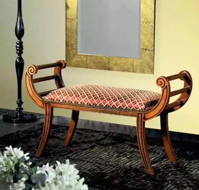 Produktbild von Sitz Polster Bank Klassische Möbel Designer Sitzbank Sitzmöbel Sitzbänke