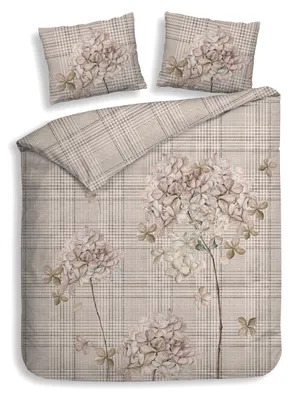 Productafbeelding van Heckettlane Dekbedovertrek Rory Beige 240x200-220 cm Katoentwill