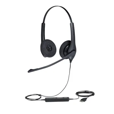 Produktbild von Jabra BIZ 1500 USB Duo Geräuschunterdrückung, Wideband, Mikrofonarm: flexibel, für IP-Telefonie (1559-0159)