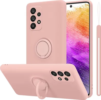Immagine prodotto di Cadorabo custodia per Samsung Galaxy A73 5G custodia protettiva in rosa custodia del telefono cellulare TPU Etui Case Cover