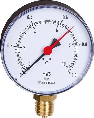 Produktbild von AFRISO Hydrometer Hy 100 radial Messing