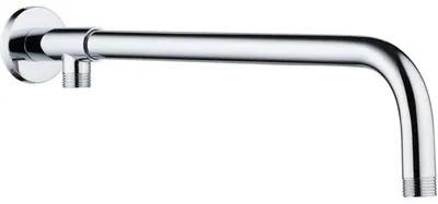 Immagine prodotto di Prolunga per soffione doccia, diametro 38 cm, forma rotonda, cromata, in acciaio inossidabile, attacco G1/2