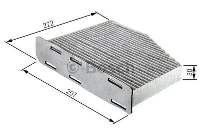 Produktbild von Bosch Filter, Innenraumluft 1 987 432 365