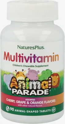 Produktbild von Natures Plus  Animal Parade Assorted - 90 Lutschtabletten