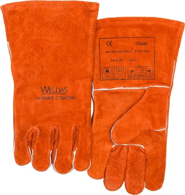 Produktbild von Elmag 5-Finger-Schweißerhandschuhe WELDAS 10-2101L-LH, 59102