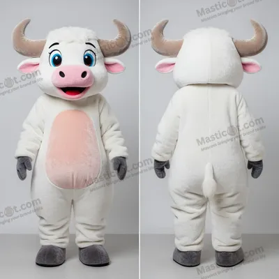 Produktbild von Schneewittchen-Kartoon-Büffel-Maskottchen MASTICOT