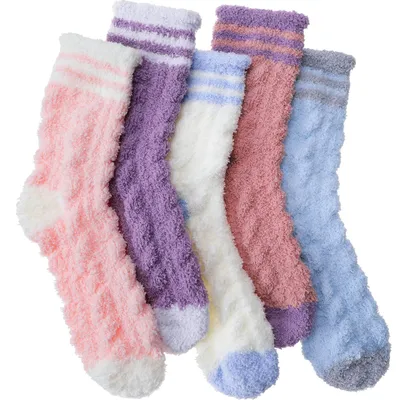 Obrázok produktu pre Teplé, huňaté ponožky pre dámy, 5 párov, veľkosť 36-40