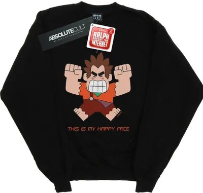 Produktbild von Disney - "Wreck It Ralph" Sweatshirt für Herren BI48507 (M) (Schwarz)