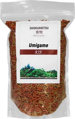 Produktbild von SHOKUMOTSU Umigame 150ml - Futter für Wasser-Land-Schildkröten mit D3 SHOKUMOTSU