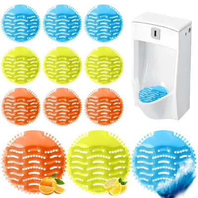 12 Urinal-Siebe mit Duft, rund, Ø 16,7 cm, EVA, 3 Düfte