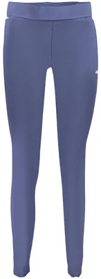 Produktbild von Damenleggings Blau mit Stickerei und Gummizug in der Taille
