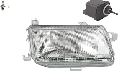 Produktbild von Scheinwerfer passend für Opel Astra F 09/1994 -09/98 Rechts Leucht. + Stellmotor 1207347 1216514 1216510 1216519 1216518 1216520 90511089 90511 Johns