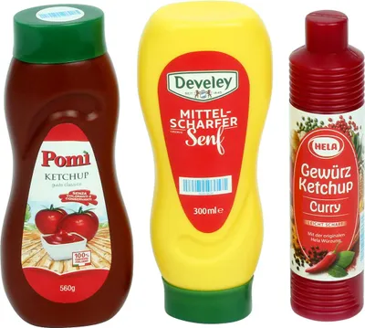 Immagine prodotto di Tanner der kleine Kaufmann Saucen Set, mini Flaschen mit Pomi Ketchup uvm.