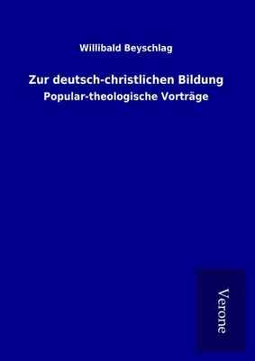 Produktbild von Zur deutsch-christlichen Bildung