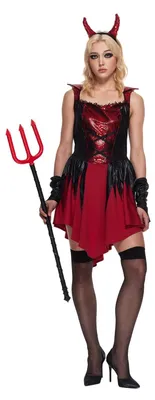 Zdjęcie produktu dla Kostium diablicy dla kobiet na Halloween i karnawał