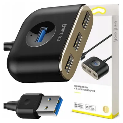 Obrázek produktu pro Baseus 4W1 Usb multifunkční rozbočovač adaptér na kabelu 1M