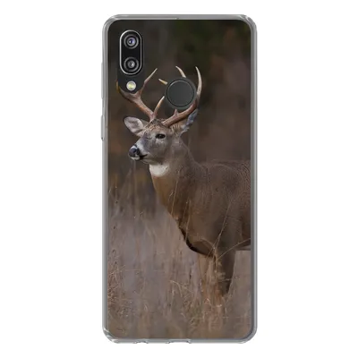 Produktbild von MuchoWow® Handyhülle Schutzhülle Hülle für Huawei P20 Lite (2020) Herbst - Hirsche - Gras - Natur - Tiere Silikon Softcase Handy Hülle - Kartenhalter