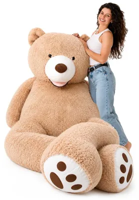 XXL Teddybär 260 cm – weiches Kuscheltier mit Reißverschluss
