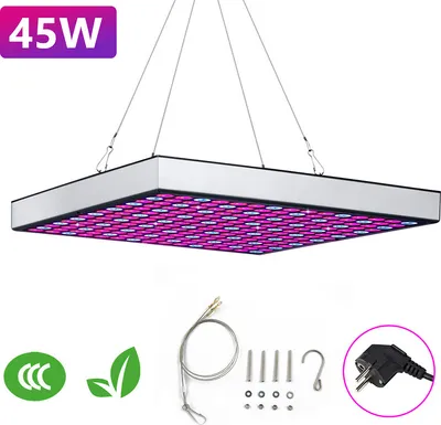 Obrázok produktu pre Jayseuw 45W LED lampa na rastliny, 225PCS LED diód, 4050LM plnospektrálna LED lampa, pestovateľské lampy pre izbové rastliny, zeleninu, kvety, výsev, pestovateľské stojany, skleník