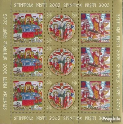 Produktbild von Briefmarken Rumänien 2005 Mi 5923-5925 Kleinbogen (kompl.Ausg.) postfrisch Ostern