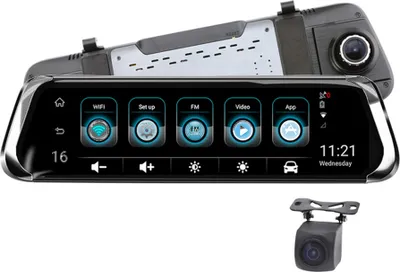 Productafbeelding van 4G, 10-inch autoradar met 1080P-camera, achteruitkijkspiegel DVR met fotofunctie en kleurweergave