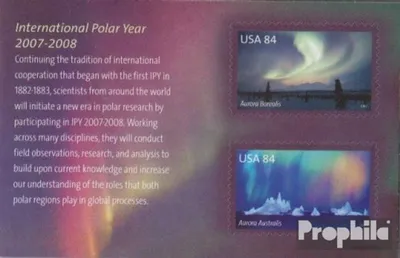 Produktbild von Briefmarken USA 2007 Mi Block62 (kompl.Ausg.) postfrisch Polarjahr