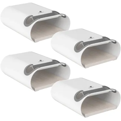 Image de Support mural quadruple avec tablette pour vélos