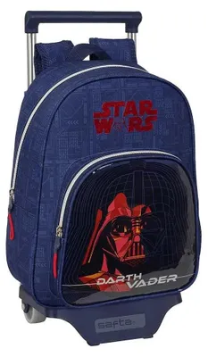 Produktbild von Safta Star Wars 10l Rucksack Mit Rollen Blau Kinder Blau One Size