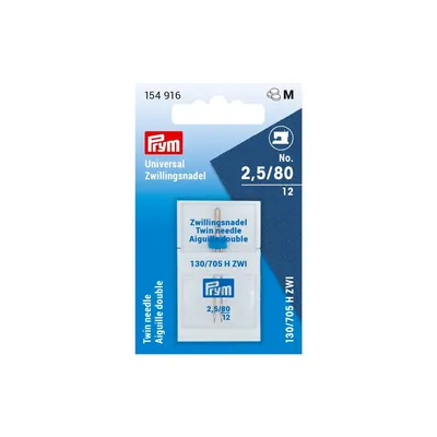 Produktbild von Prym Doppel-Nähmaschinennadel "Universal", 130/705, 80/2,5mm  