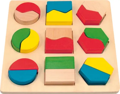 Obrázok produktu pre Woody Doštička S Geometrickými Tvarmi 102190005