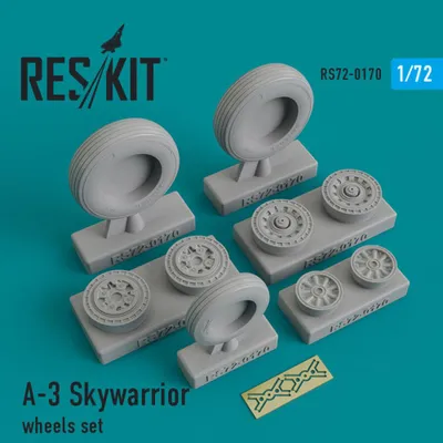 Produktbild von ResKit RS72-0170 - 1:72 A-3 Skywarrior wheels set
