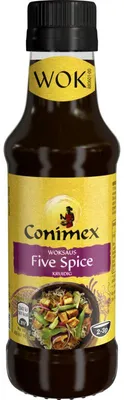 Zdjęcie produktu dla Conimex Woksaus Five Spice 175g – Aromatyczny azjatycki sos do woka z 5 przyprawami