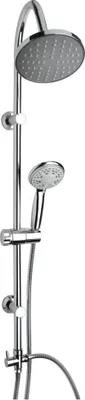 Produktbild von Duschsystem inkl. Umsteller, Kopfbrause, Handbrause, Brausestange, Brauseschlauch