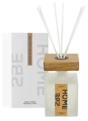 Productafbeelding van 2BEHOME Geurstokjes White Musk 200 ml - 6 Stokjes - Huisparfum