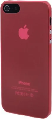 Produktbild von Schutzhülle Ultra Dünn 0,3mm für Case Handy Apple iPhone SE Rot Transparent