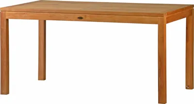 Produktbild von Teak Gartentisch Notting Hill 180 x 90 cm premium moderner Massivholztisch aus erstklassigem Teak-Kernholz hochwertiger Teaktisch naturbelassen