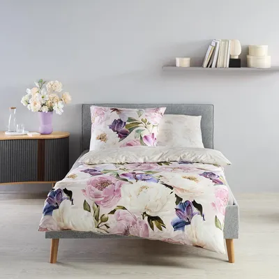 Produktbild von Fleuresse Mako-Satin Bettwäsche Bed Art S Maia rose 135x200 cm + 80x80 cm