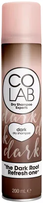 Zdjęcie produktu dla COLAB suchy szampon korygujący ciemny kolor z witaminą E 200ml