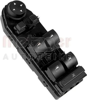 Obrázok produktu pre METZGER 09161107 Spínač okien pre BMW 5 Limousine (E60) Spínač okien vpredu vľavo