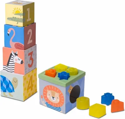 Produktbild von Taf Toys Savannah Formsortierer / Stapelturm