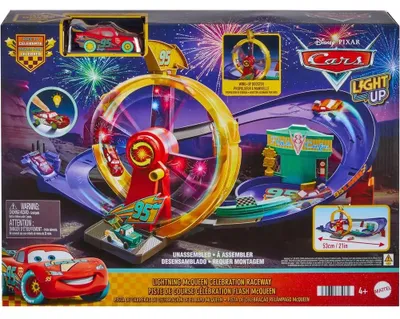Obrázok produktu pre Disney Pixar Cars JMT57, Súprava vozidla a dráhy, 4 rok / roky, LR44, Plast, Kov, Viacfarebný