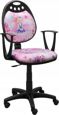 Obrázek produktu pro Dětská židle k psacímu stolu 60x105cm kancelářská židle otočná židle pro mládež otočná židle; Princess 3