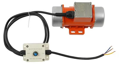 Obrázek produktu pro Průmyslový vibrační motor – 220 V střídavý proud, 40 W – bezkartáčový – 9 stupňů – s regulátorem otáček – nastavitelný