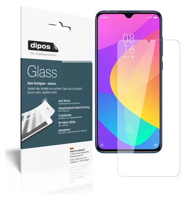 Obrázek produktu pro 2x ochranná fólie pro Xiaomi Mi 9 Lite - Anti-Shock 9H Film dipos Glass Plastic Glass