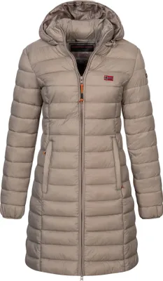 Produktbild von Winter Jacke Steppjacke Parka Lange Kapuzenjacke Steppmantel Outdoor