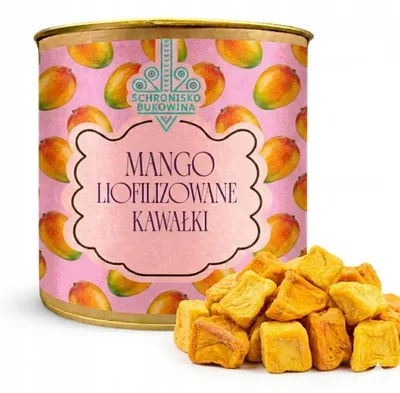 Image de Mangue lyophilisée, morceaux, 40g - Refuge de Bukowina