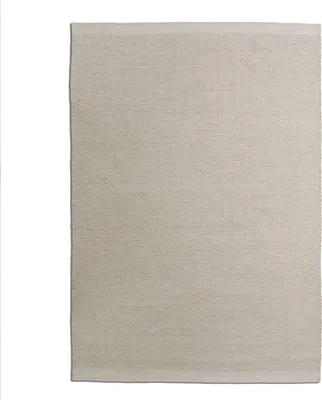 Produktbild von Steffensmeier Handweb Teppich Berlin | Wolle, Creme, handgewebt, Größe: 60x120 cm Wohnzimmer und Schlafzimmer