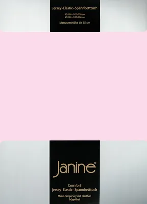 Produktbild von Janine Jersey Elastic Spannbetttuch 180x200 cm - 200x220 cm zartrosa