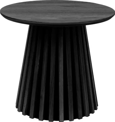 Produktbild von Beistelltisch >Osaka< in Eiche schwarz, furniert, MDF - 45x50cm (HxD)