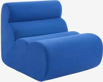 Produktbild von sweeek - Modularer Lounge-Sessel mit Stoffbezug  - Elektroblau